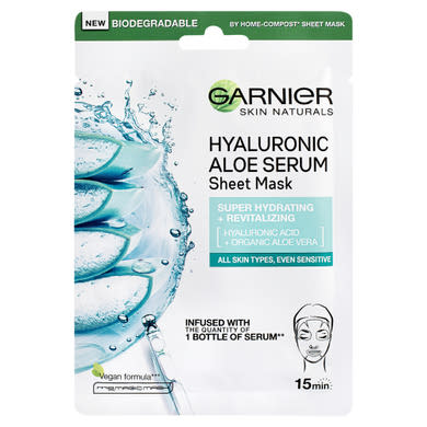 Garnier Skin Naturals textilmaszk Hyaluronic aloe