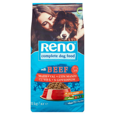Reno teljes értékű állateledel felnőtt kutyák számára marhával 10 kg
