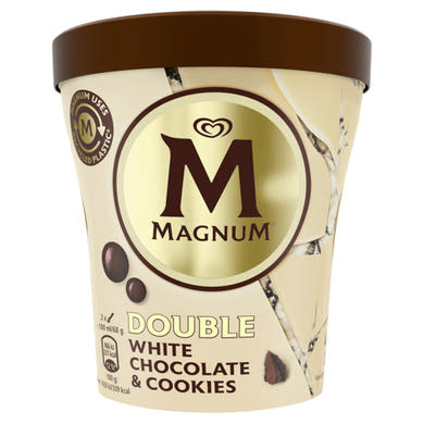 Magnum poharas jégkrém Fehércsokoládé-Keksz
