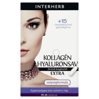 Interherb Kollagén & Hyaluronsav Extra étrend-kiegészítő kapszula 30 db