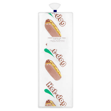 Papír hot-dog tasak 75 x 220 mm