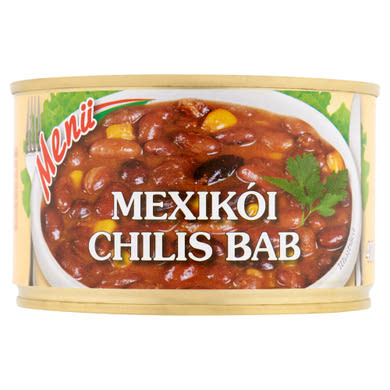 Menü mexikói chilis bab