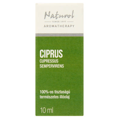 Naturol Aromatherapy 100%-os tisztaságú természetes ciprus illóolaj