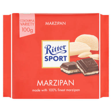 Ritter Sport marcipánnal töltött étcsokoládé