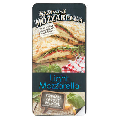 Szarvasi szeletelt light pizza mozzarella sajt