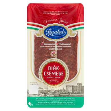 Gyulai Diákcsemege szeletelt csípős kolbász 70 g