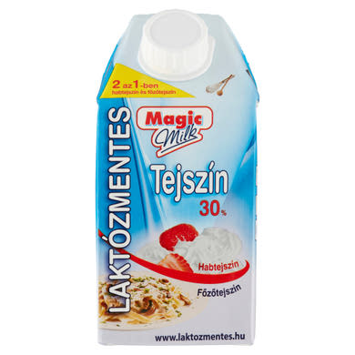 Magic Milk laktózmentes UHT tejszín 30%