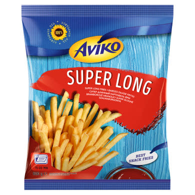 Aviko Super Long elősütött és gyorsfagyasztott szalmaburgonya sütőbe