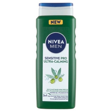 NIVEA MEN Sensitive Pro Ultra-Calming tusfürdő tusoláshoz, arcmosáshoz