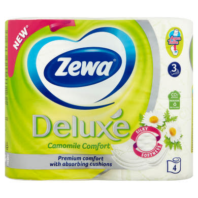 Zewa Deluxe Camomile Comfort toalettpapÃ­r 3 rÃ©tegÅ±