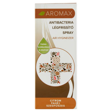 Aromax Antibacteria citrom-fahéj-szegfűszeg légfrissítő spray