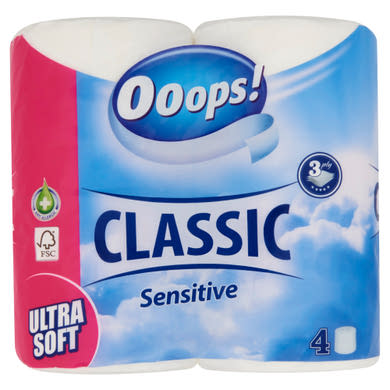 Ooops! Classic Sensitive toalettpapír 3 rétegű