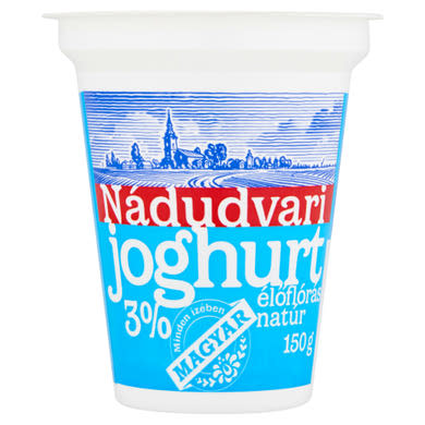 Nádudvari élőflórás natúr joghurt 150 g