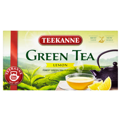 Teekanne citromízesítésű zöld tea