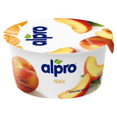 ALPRO őszibarackos szójagurt joghurt kultúrával