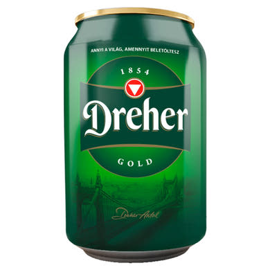 Dreher Gold minőségi világos sör 5%