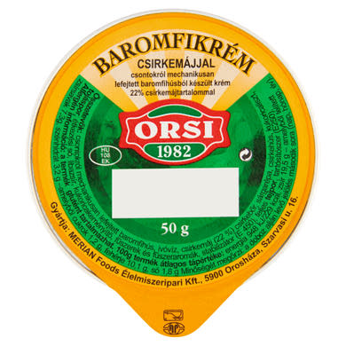 Orsi baromfikrém csirkemájjal