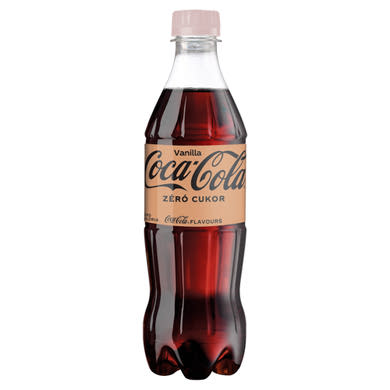 Coca-Cola Zero Vanilla colaízű energiamentes szénsavas üdítőital vanília ízesítéssel