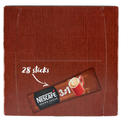 Nescafé 3in1 Brown Sugar azonnal oldódó kávéspecialitás barnacukorral 28 x 16,5 g