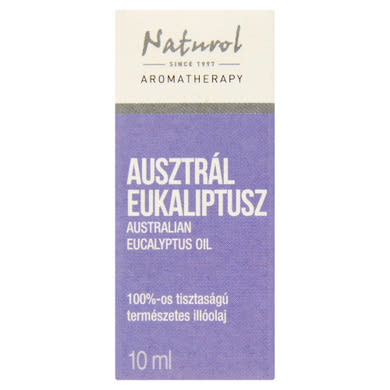 Naturol Aromatherapy 100%-os tisztaságú természetes ausztrál eukaliptusz illóolaj