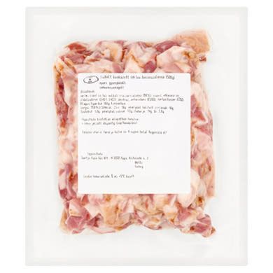 Füstölt kockázott sertés baconszalonna