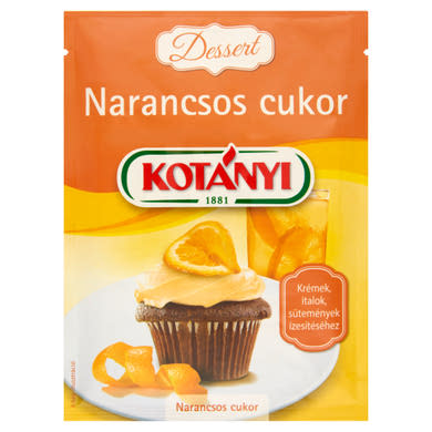 Kotányi Dessert narancsos cukor