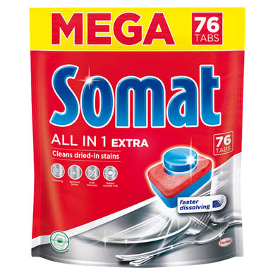 Somat All in 1 Extra mosogatógép tabletta 76 db