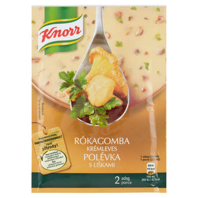 Knorr rókagomba krémleves
