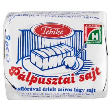 Tebike Pálpusztai zsíros lágy sajt