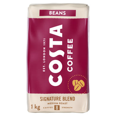 Costa Coffee Signature Blend Medium Roast pörkölt szemes kávé