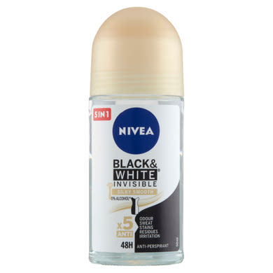 NIVEA Black & White Invisible Silky Smooth golyÃ³s dezodor
