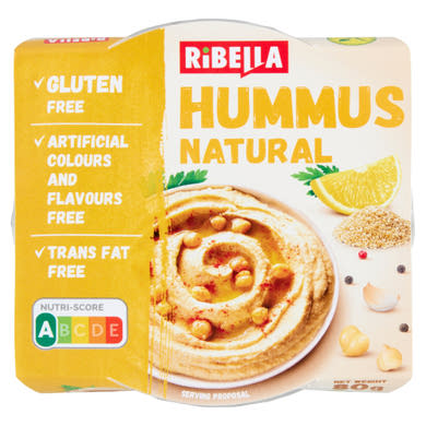 RiBella Hummus natúr csicseriborsó krém