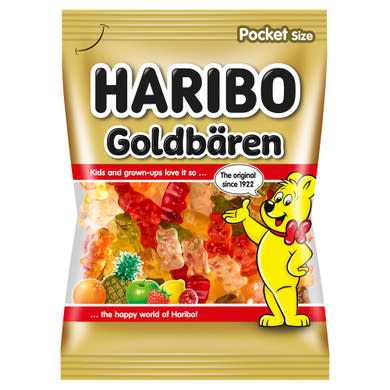 Haribo Goldbären gyümölcsízű gumicukorka