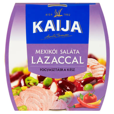 Kaija mexikói saláta lazaccal