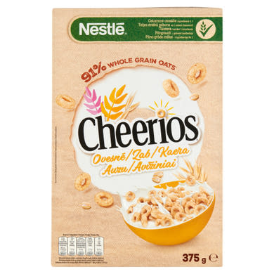 Nestlé Cheerios Zab ropogós zabkarika vitaminokkal és ásványi anyagokkal