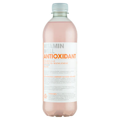 Vitamin Well Antioxidant őszibarack ízű szénsavmentes energiaszegény üdítőital 500 ml