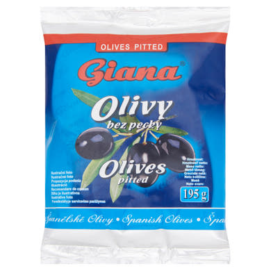 Giana spanyol fekete magozott olívabogyó 195 g