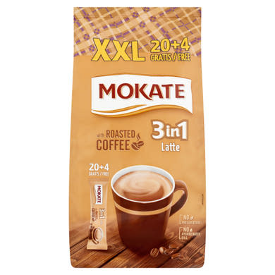 Mokate 3in1 Latte azonnal oldódó kávéspecialitás