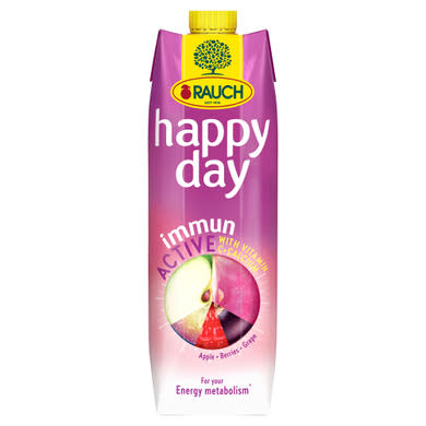Rauch Happy Day Immun Active vegyes gyümölcsital C-vitaminnal és kalciummal