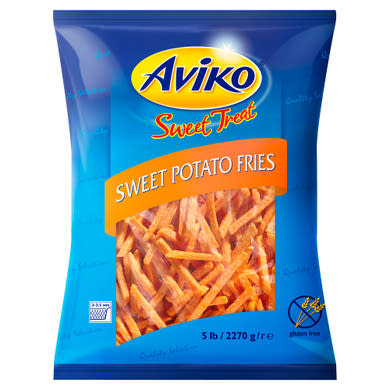 Aviko Sweet Treat gyorsfagyasztott, elősütött, félkész édesburgonya hasábok