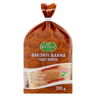 Ceres bakonyi barna toast kenyér