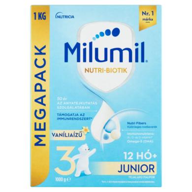 Milumil Nutri-Biotik 3 Junior vaníliaízű tejalapú italpor 12 hó+ 1000 g