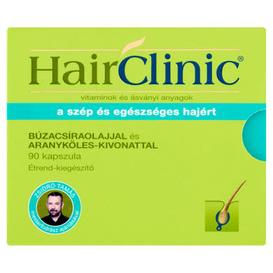 HairClinic étrend-kiegészítő kapszula búzacsíraolajjal és aranyköles-kivonattal