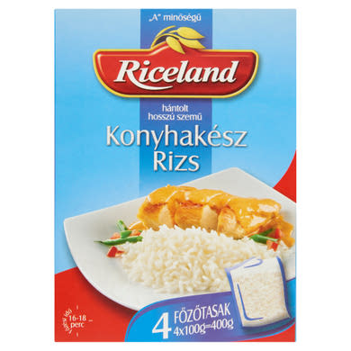 Riceland Konyhakész rizs "A" minőségű hántolt hosszú szemű  4 x