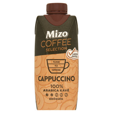 Mizo Coffee Selection Cappuccino UHT laktózmentes, félzsíros kávés tej