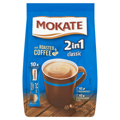 Mokate 2in1 Classic azonnal oldódó kávéspecialitás 10 x 14 g