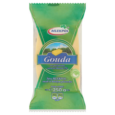 Mlekpol félkemény zsíros gouda sajt