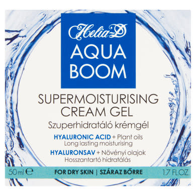 Helia-D Aquaboom szuperhidratáló krémgél száraz bőrre