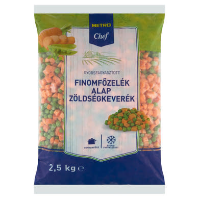 METRO Chef gyorsfagyasztott finomfőzelék alap zöldségkeverék