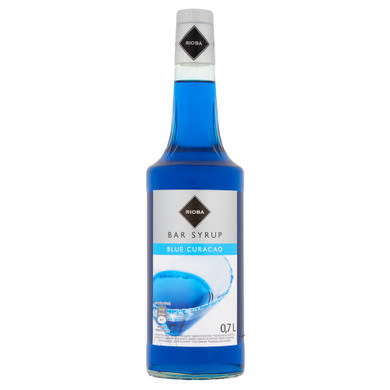 Rioba Bar Syrup Blue Curacao narancsízű szirup